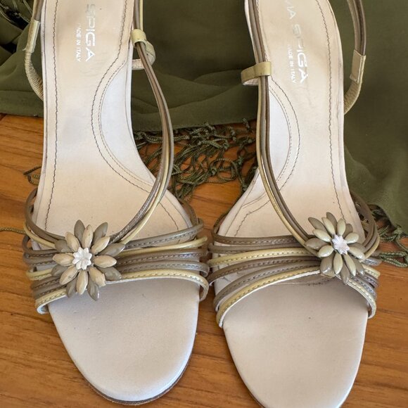 Via Spiga Strappy Sandals, Leather Made in Italy, 9.5M/46 Euro - Picture 2 of 9